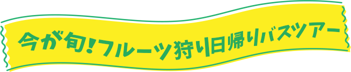 フルーツ狩りバスツアー